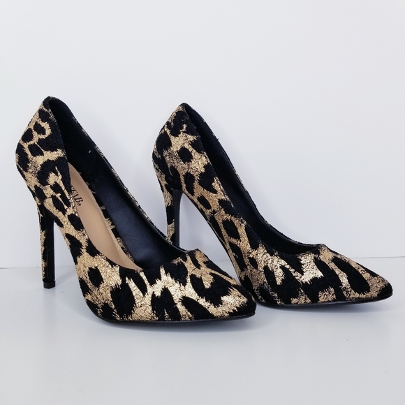 JustFab - Joda - Metallic Animal Print Pump - Picture 6 of 13